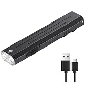 Hoxida Rechargeable EDC Flashlight High Lumens, Pocket Mini Flashlight with Tactical Strobe Butto...