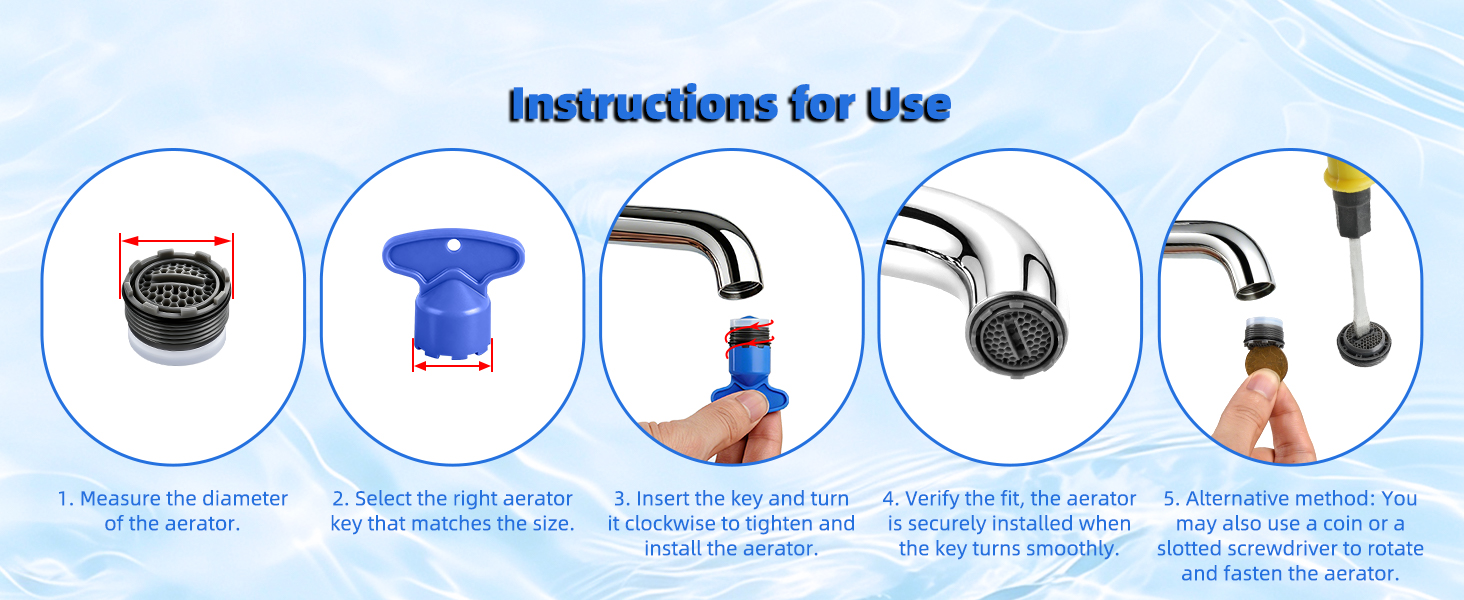 Faucet Aerator for Aerators