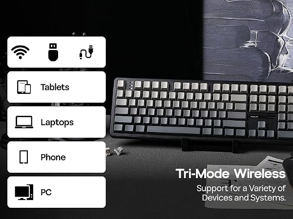 F108 Wireless Gaming Keyboard