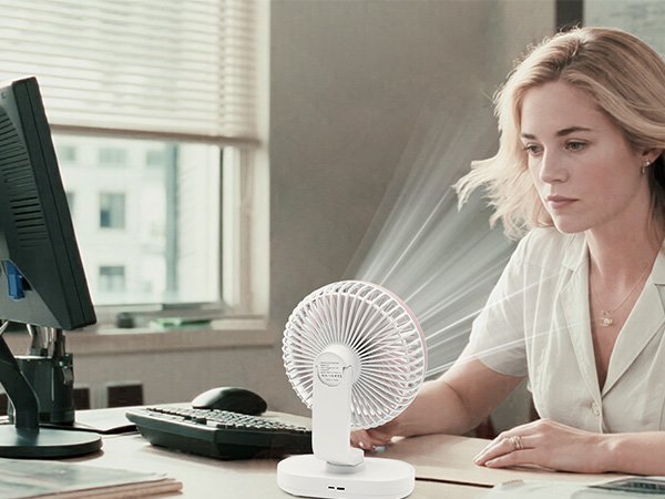 desk fan oscillating quiet