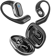 Open Ear Wireless Earbuds Bluetooth Headphones, 80H Playtime Stereo Ear Buds with ENC Noise Cance...