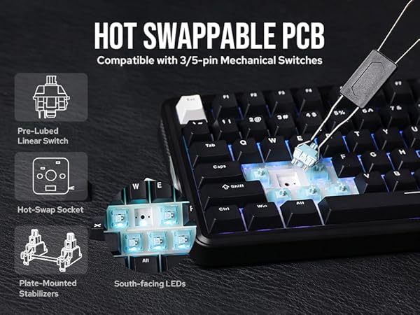 TH85 Wireless Gaming Keyboard