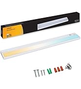 Ansen Hardwired Under Cabinet Lighting, 36in 22W LED Light for Kitchen/Closet, CRI>92, R9>90, Dim...