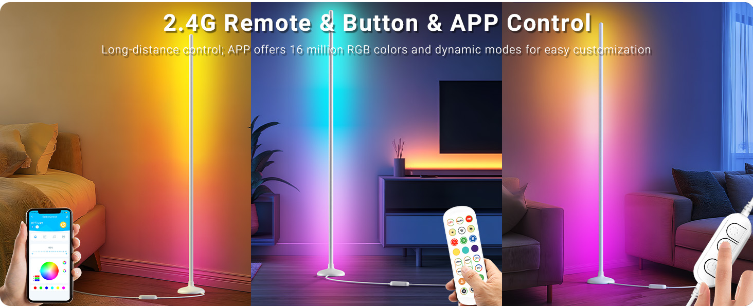 2.4G Remote- Button- APP Control
