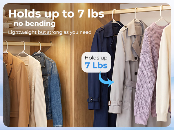 Ergonomic Design white hanger for us closet