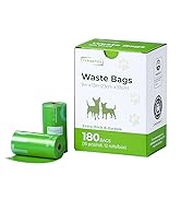 Typlastics Poop Bags for Dogs,180 Bags, Waste Refuse Cleanup, Doggy Roll Refills for Outdoor Pupp...