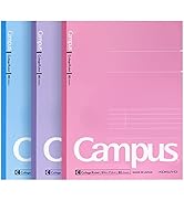 KOKUYO Composition Notebooks, 3 Pack Campus 9-3/4