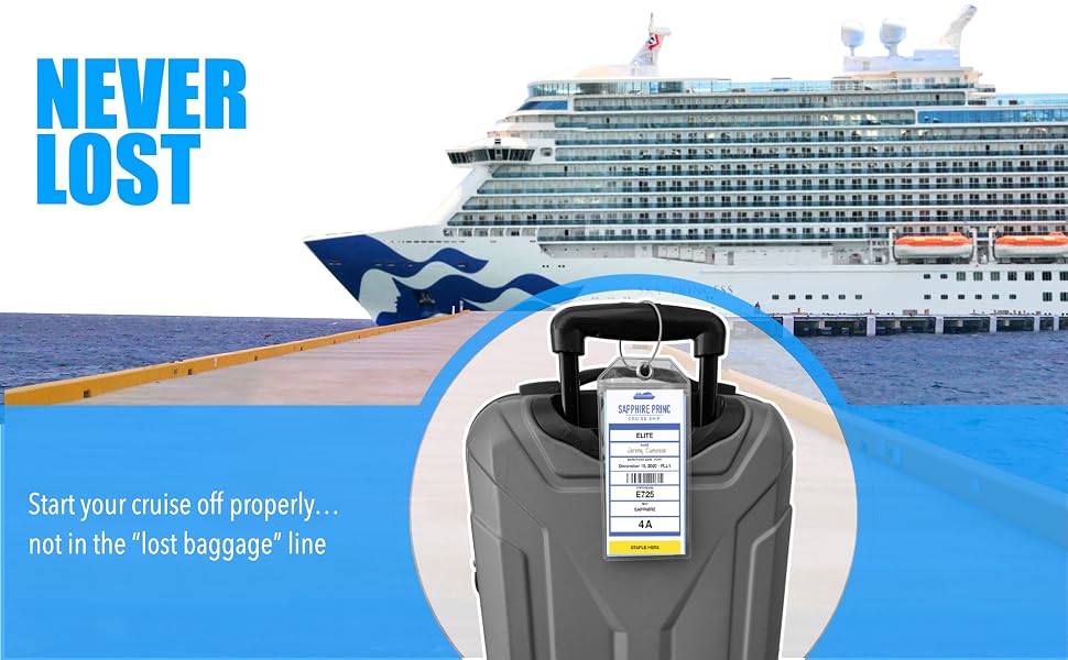 Princess Cruise Line Luggage Tags