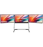 VSDISPLAY 15.6 Inch Portable Triple Monitor for Laptop 3 Displays 1920x1080 IPS Laptop Screen Ext...