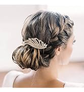 EVER FAITH Women's Austrian Crystal CZ Wedding Elegant Angel Wing Hair Comb Clear