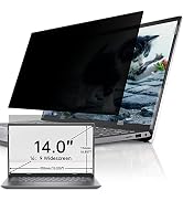 Laptop Privacy Screen 14 Inch, 16:9 Aspect Removable Privacy Screen Filter for 14 Inch Laptop Wid...