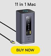 Baseus SpaceMate(MAC) Docking Station 3 Monitors with 4K HDMI, 10Gbps USB Ports, 100W PD, Gigabit...