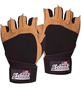Schiek 425 Men's Power Series Weight Lifting Gloves with Wrist Support