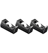 Minghaoda Desktop Tape Dispenser Non Skid Base Tape Dispensers 3 Rolls Transparent Tape with Disp...