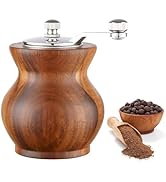 Sonhomay Pepper Grinder, Classical Hand Shake Wood Pepper Mills for Kitchen, Manual Wooden& Acryl...