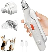 Dog Nail Clippers & Cat Nail Clipper With Catcher, 2 In 1 Dog Nail Trimmers & Grinder With Light ...