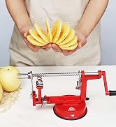 ARSUK Apple Peeler - 3 in 1 Fruit Corer Cutter and Peeling Machine - Stainless Steel Potato Peele...