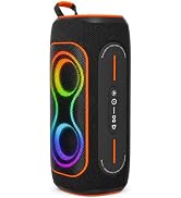 Musibaby Black 80W Waterproof Portable Bluetooth Speaker for Outdoor Use | 80W outdoor sound with...