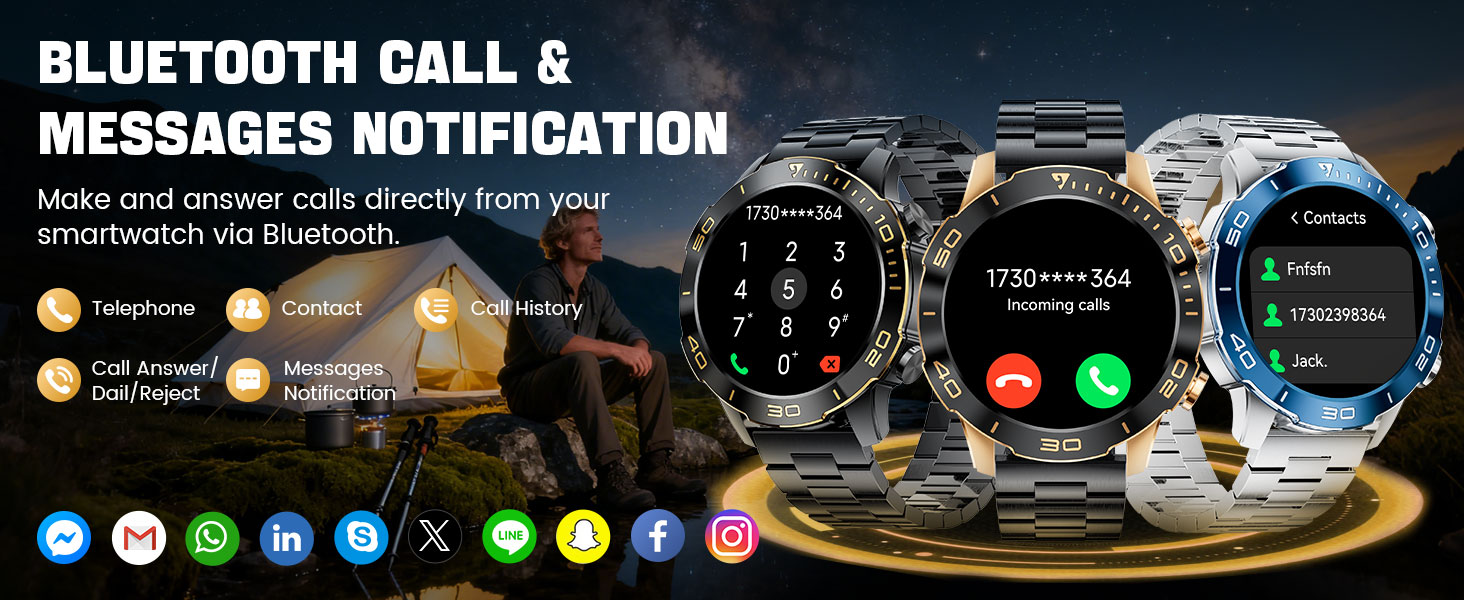 Bluetooth Call and message notifiction