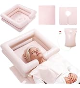 Inflatable Bedside Shampoo Set with Water Bag and Waterproof Shawl. Wash Hair in Bed for Children...
