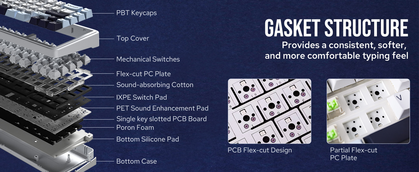 F65 wireless gaming keyboard