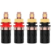 Viborg BP603 4X HiFi Speaker Binding Post Pure Copper Hi-end Speaker Banana Plug Socket Terminals...