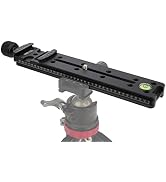 Camera Rail Nodal Slide 200mm Quick Release Plate Clamp with D-Ring Screws for Garmin Xero C1 DSL...