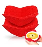 2Pcs Small Microwave Bowl Huggers - Microwave Cozy Bowl Holder Red Kitchen Food Huggers Hot Pot H...
