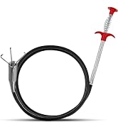 Ehigta Drain Snake Hair Drain Clog Remover, 76 Inch Flexible Claw Grabber Tool with Hook, Sink Sn...