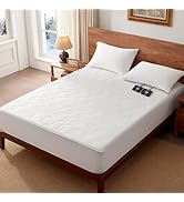 Westinghouse Queen Size Heated Mattress Pad, Bed Warmer Electric Mattress Cover with 10 Heat Sett...