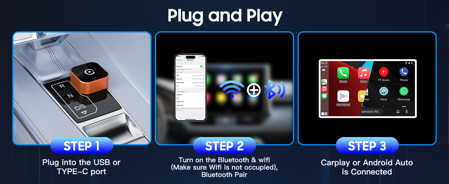 2 in 1 carplay adapter