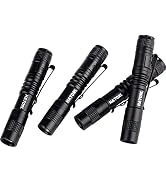 HATORI LED Mini Flashlight, Bright Small Handheld Pocket Flashlights Tactical High Lumens Pen Lig...