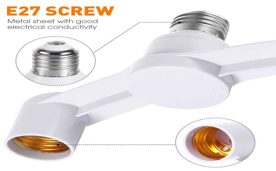 light bulb outlet socket adapter