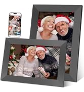 QCREA Frameo Digital Frame WiFi Digital Picture Frames Load from Phone,Digital Photo Frame Built-...