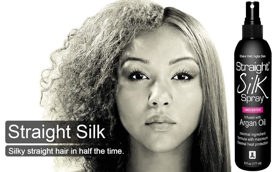 Straight Silk Spray with Argan Oil Heat Protectant
