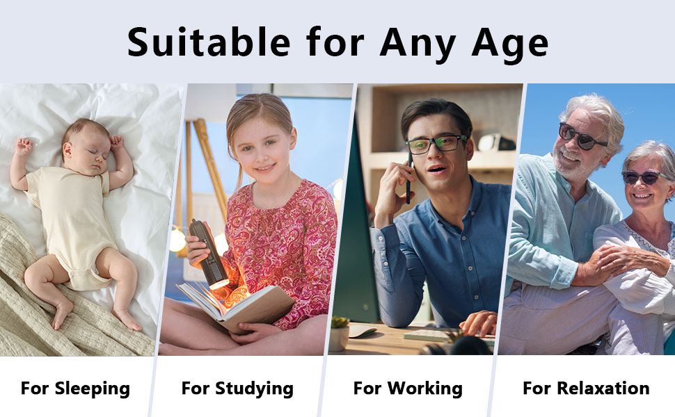 Suitable for all age and for sleeping/ studying/ working/ relaxation