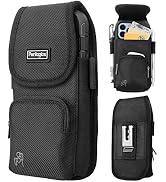 Perilogics Phone Holster with Magnetic Cover. Belt Clip Pouch for iPhone 15 Plus, 15 Pro Max, 14 ...