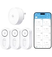 GoveeLife WiFi Water Leak Detector 3 Packs for Home, Water Sensors with 1804ft Long Monitoring Ra...