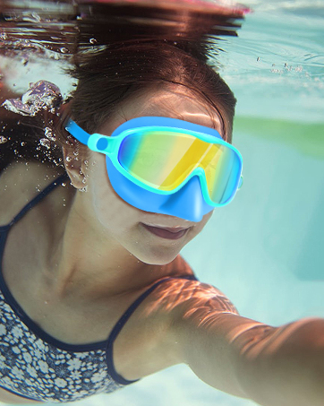 kids goggles with nose cover