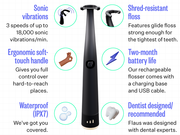 Flaus Starter Kit Electric Flosser