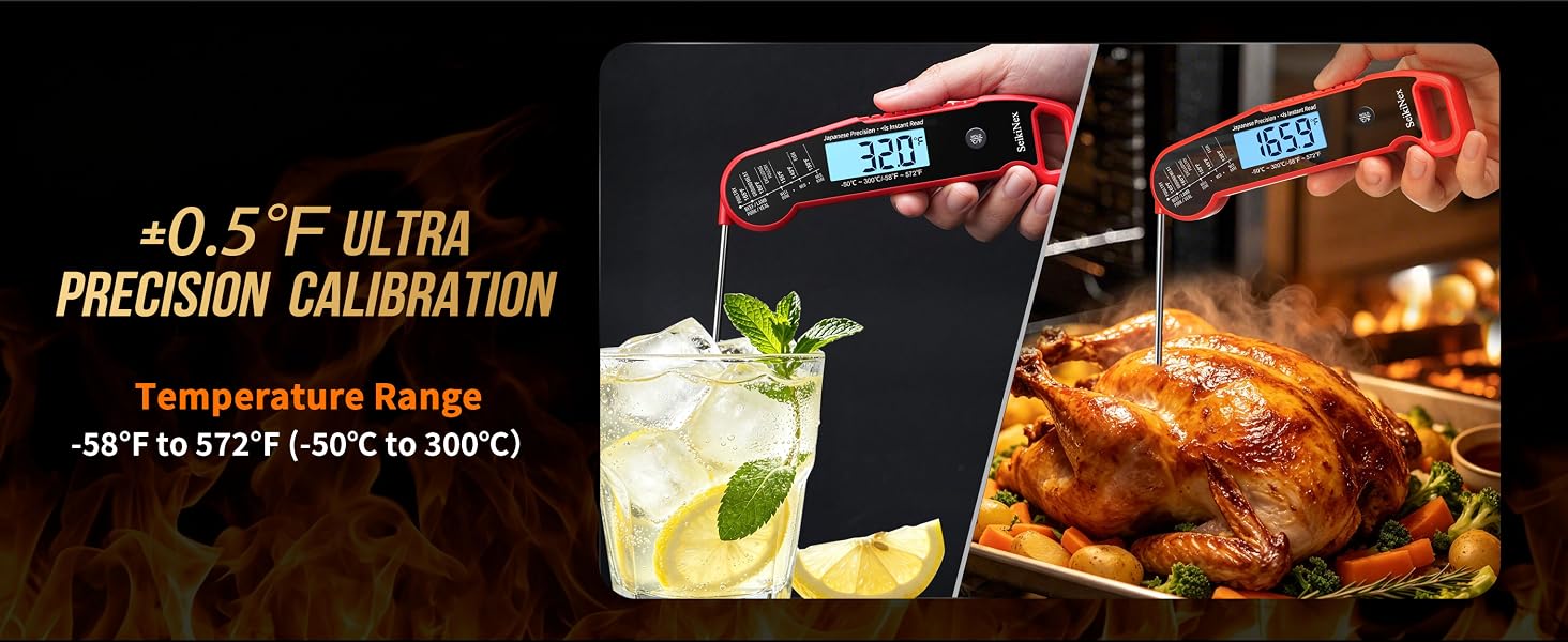 ±0.5°f Ultra High Accuracy