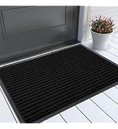Yimobra Front Door Mat Outdoor Indoor Entrance, 100% Waterproof All-Season All Weather Doormat, W...