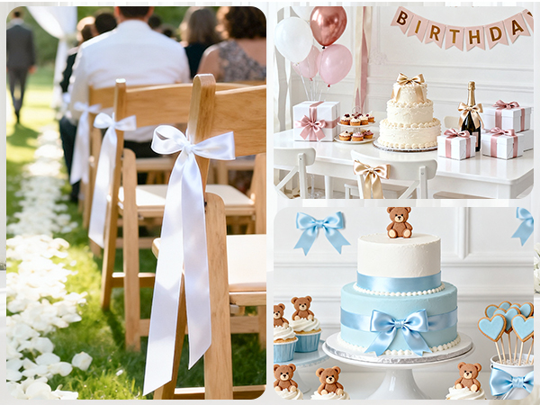 thick satin ribbon for wedding baby shower Valentines Day