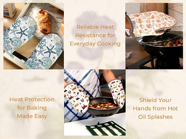 chiccrest Mini Oven Mitts Set