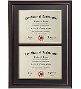 ELSKER&HOME Double Diploma Frames 14x20 for Two 8.5x11 Diplomas,Certificates,Degrees,Documents,Ch...