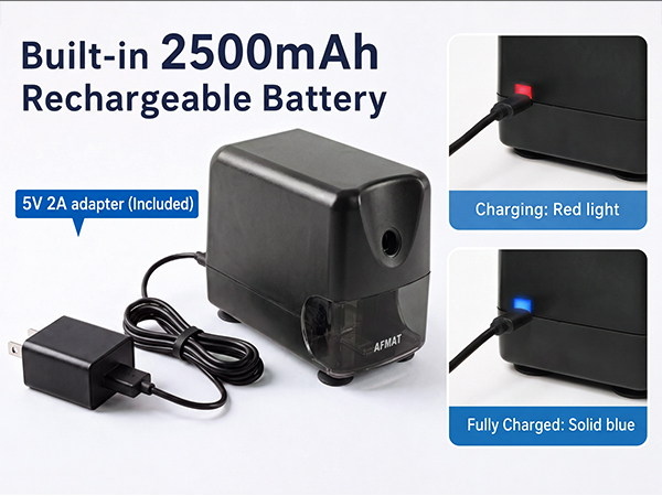 AFMAT PSD3 Rechargeable Pencil Sharpener