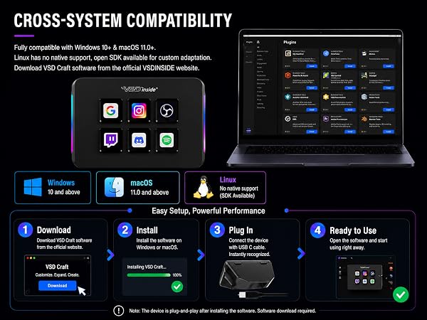 streaming deck stream macro pad keypad keyboard key custom programmable gaming shortcut customized