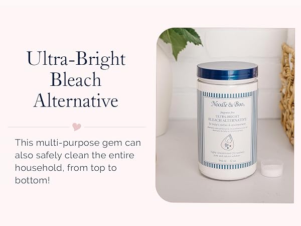 Noodle-&-Boo-Ultra-Strong-Fragrance-Free-Stain-Remover - Bleach Alternative