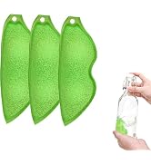 Multipurpose Bean Shaped Sponge Set - 3 Pack Heat Resistant Bottle & Internal Cleaning Sponges - ...