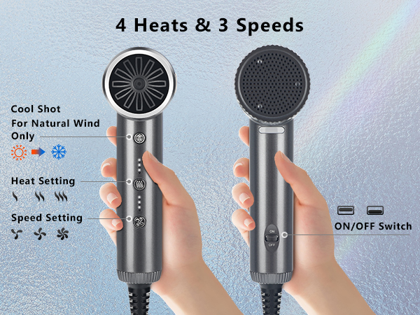 It is built-in intelligent temperature control chip, with 3 temperature settings as you like.